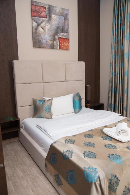 Postel nebo postele na pokoji v ubytování Hotel Crystal