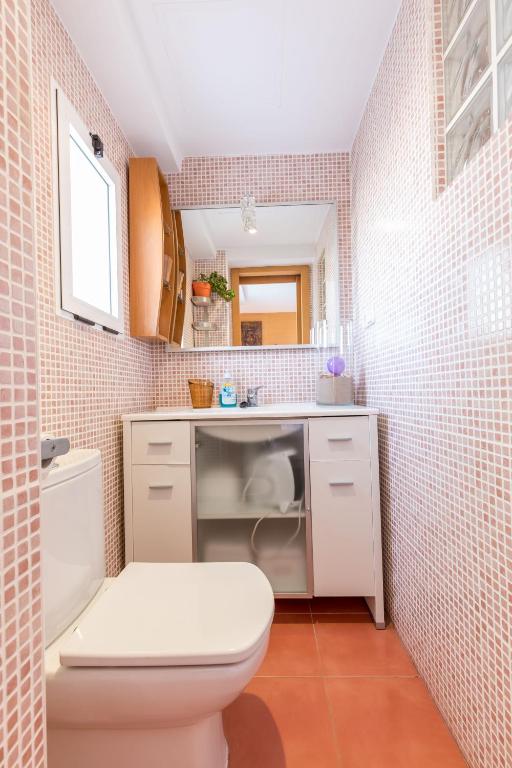 Koupelna v ubytování Apartamento Calipso