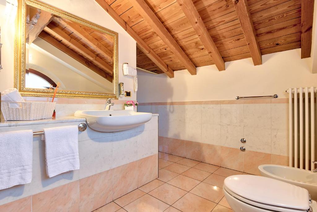 Kúpeľňa v ubytovaní Albergo Villa Priula
