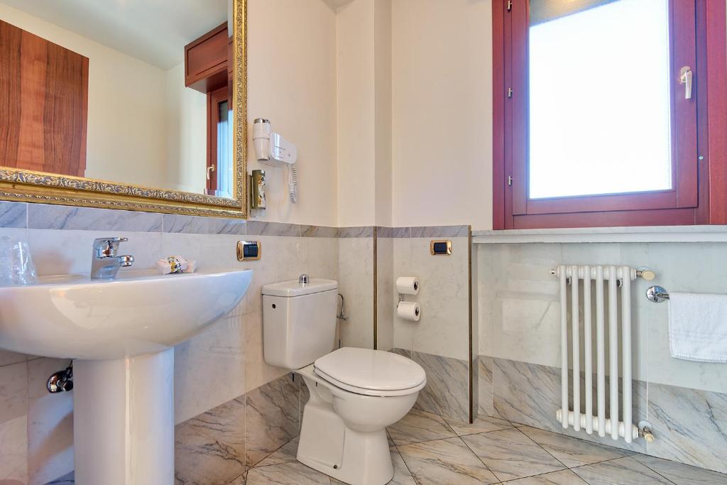 Kúpeľňa v ubytovaní Albergo Villa Priula