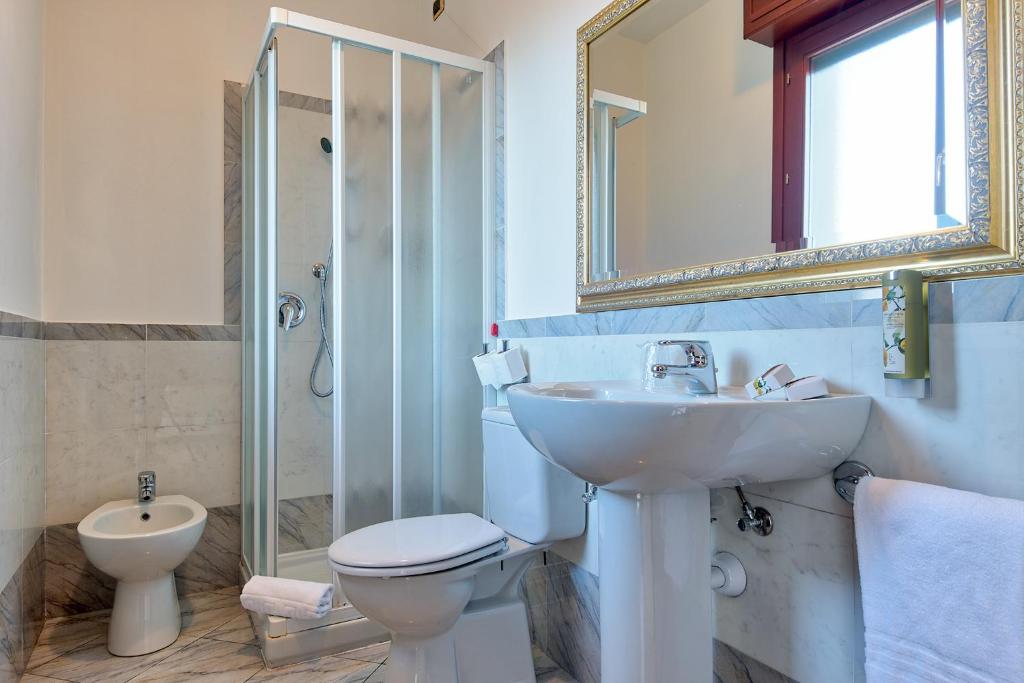 Kúpeľňa v ubytovaní Albergo Villa Priula