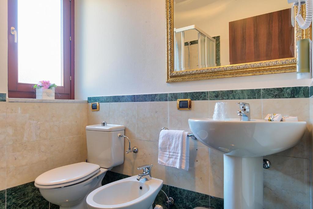 Kúpeľňa v ubytovaní Albergo Villa Priula