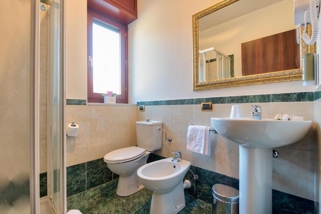 Kúpeľňa v ubytovaní Albergo Villa Priula