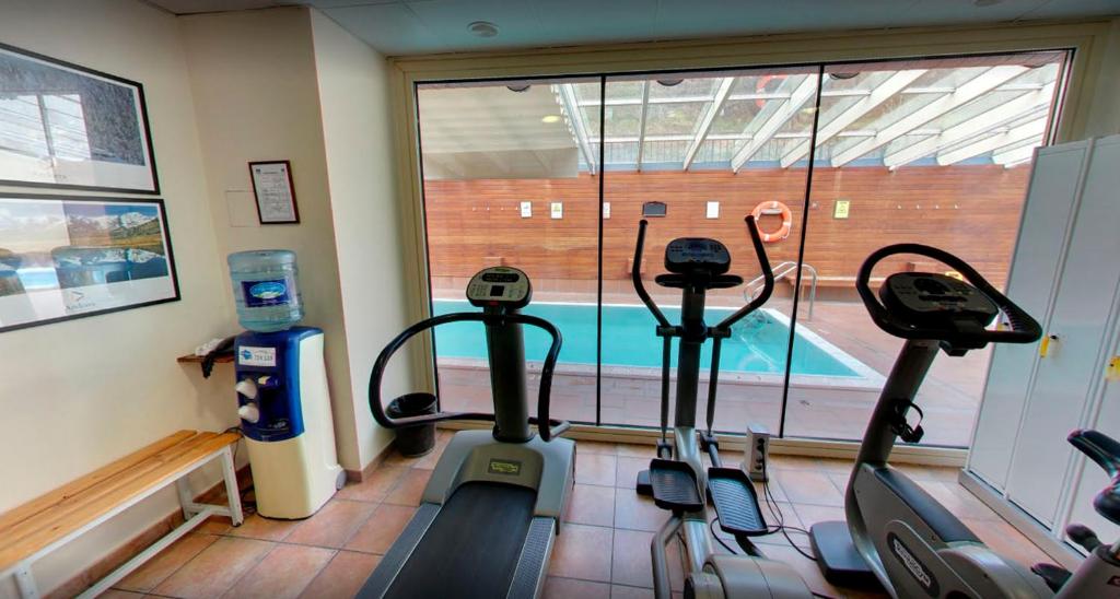 Fitness centrum a/nebo fitness zařízení v ubytování Hotel Màgic La Massana