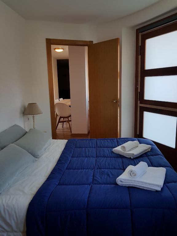 Postel nebo postele na pokoji v ubytování Soldeu Paradis Pleta