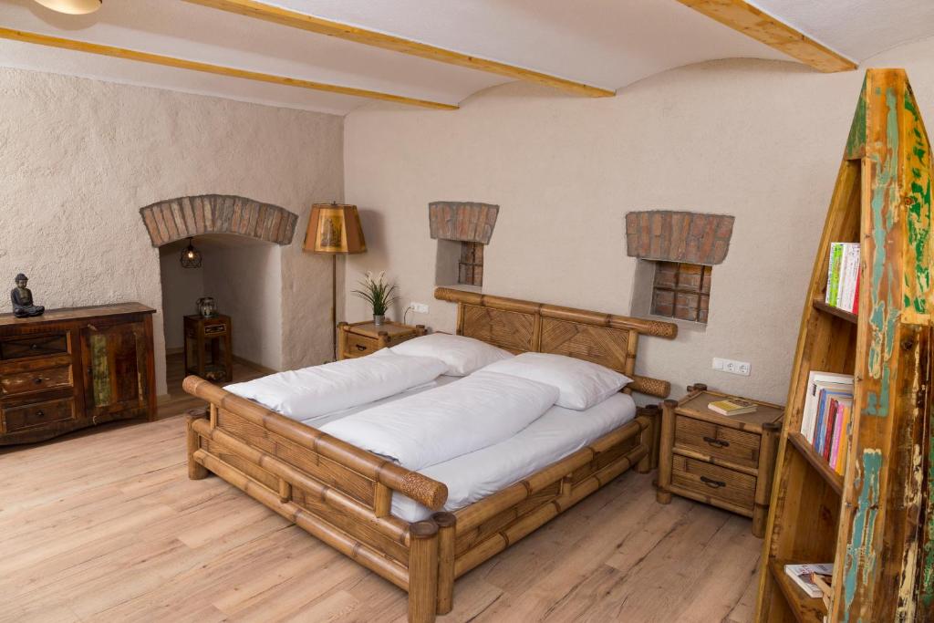 Postel nebo postele na pokoji v ubytování Scheinerhaus
