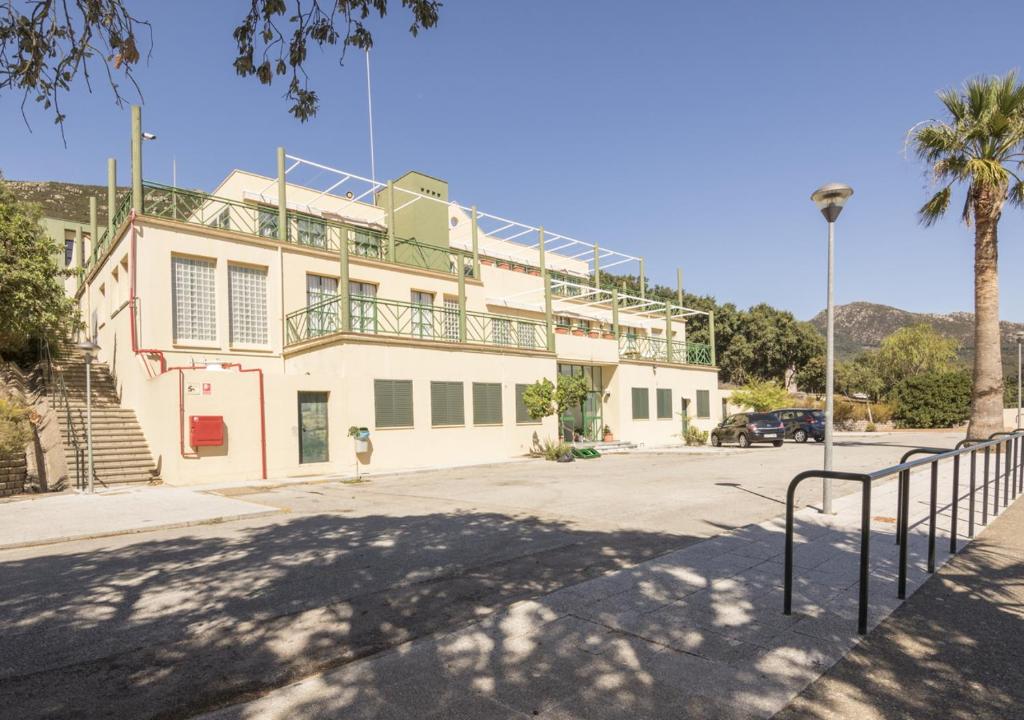 Budynek, w którym mieści się hostel