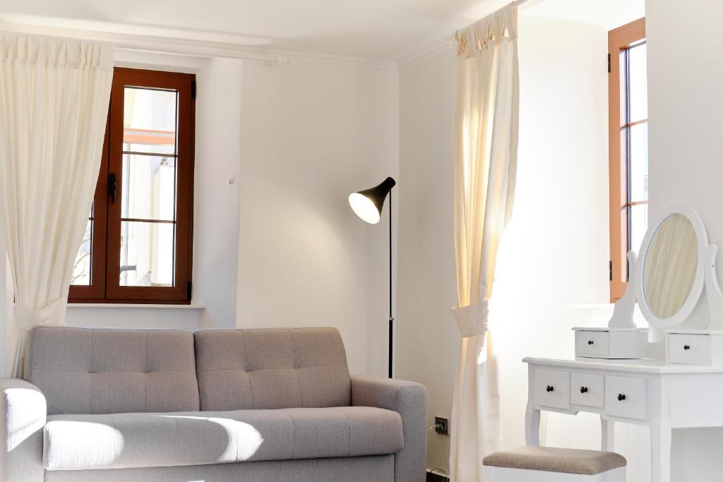Posezení v ubytování Apartments Zebra