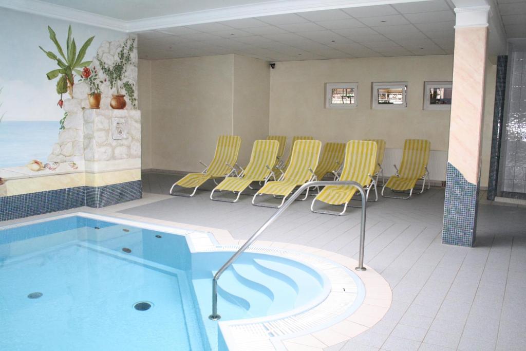 Bazén v ubytování Vitalhotel Sonnblick nebo v jeho okolí