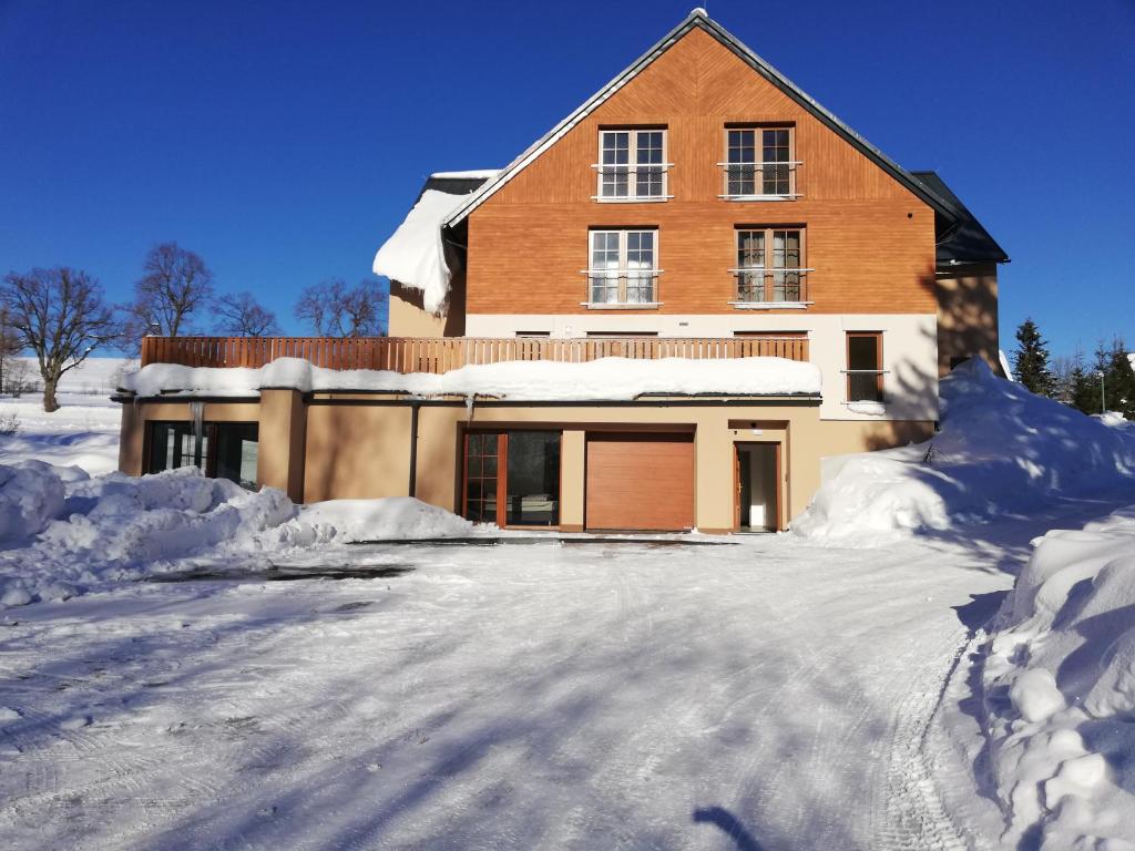 Apartmány Říčky v zimě