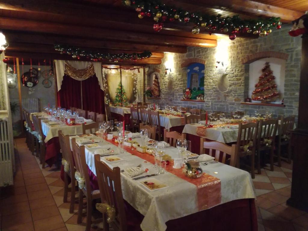 Restaurace v ubytování Da Fabiana