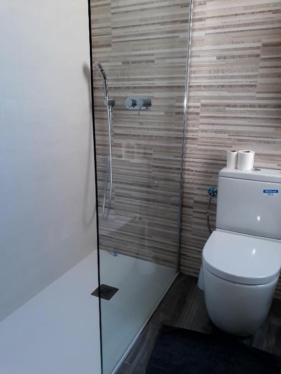 A bathroom at Gaudi Views Apartment