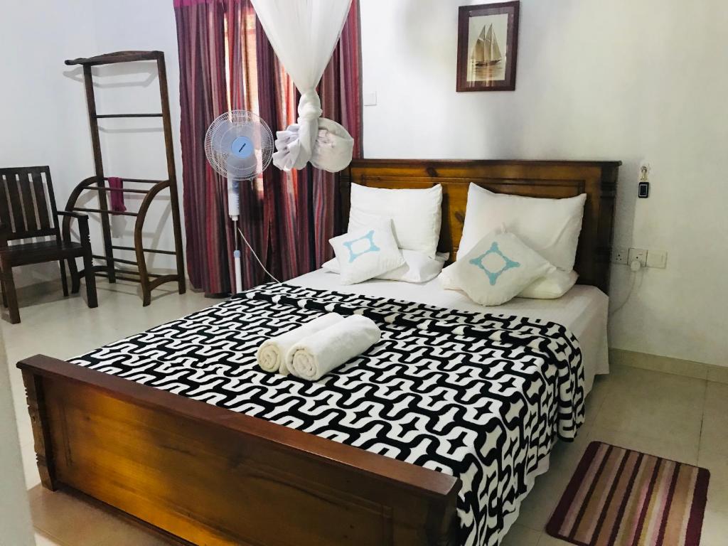 Postel nebo postele na pokoji v ubytování Unique Villa