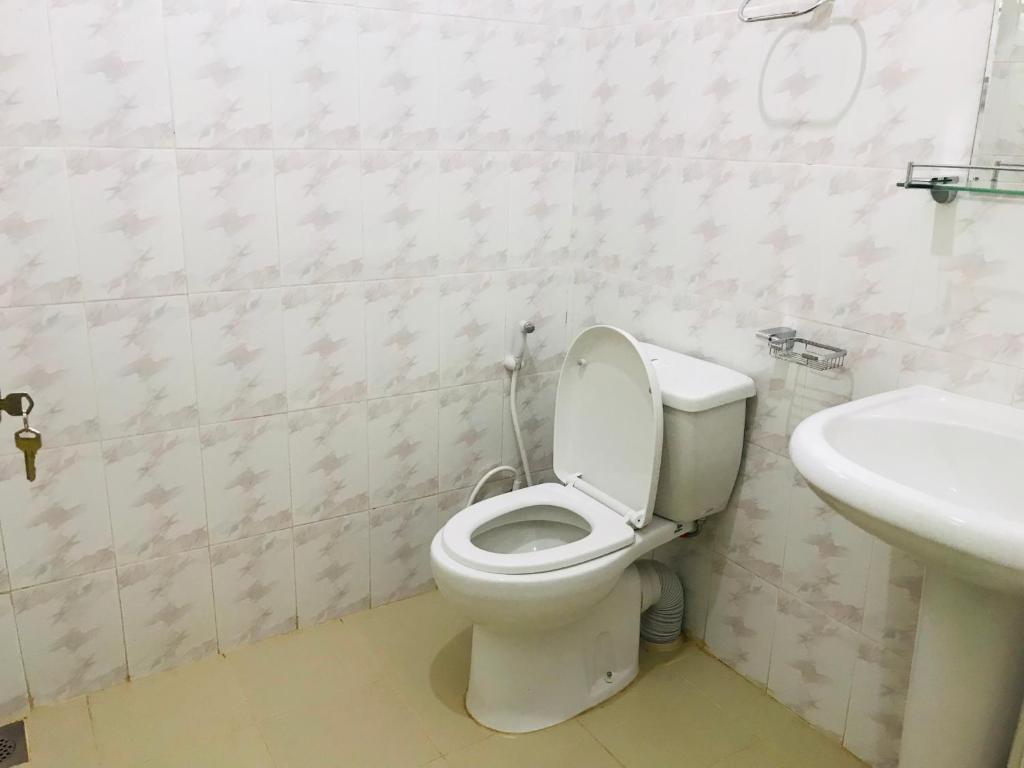 Koupelna v ubytování Unique Villa