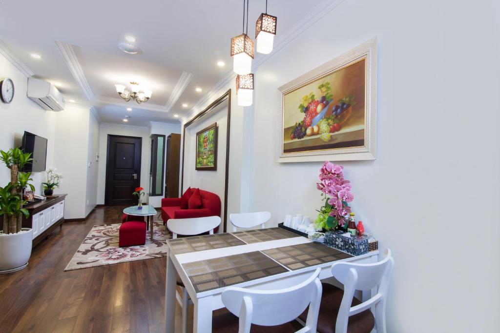 Posezení v ubytování Hanoi Central Hotel & Residences
