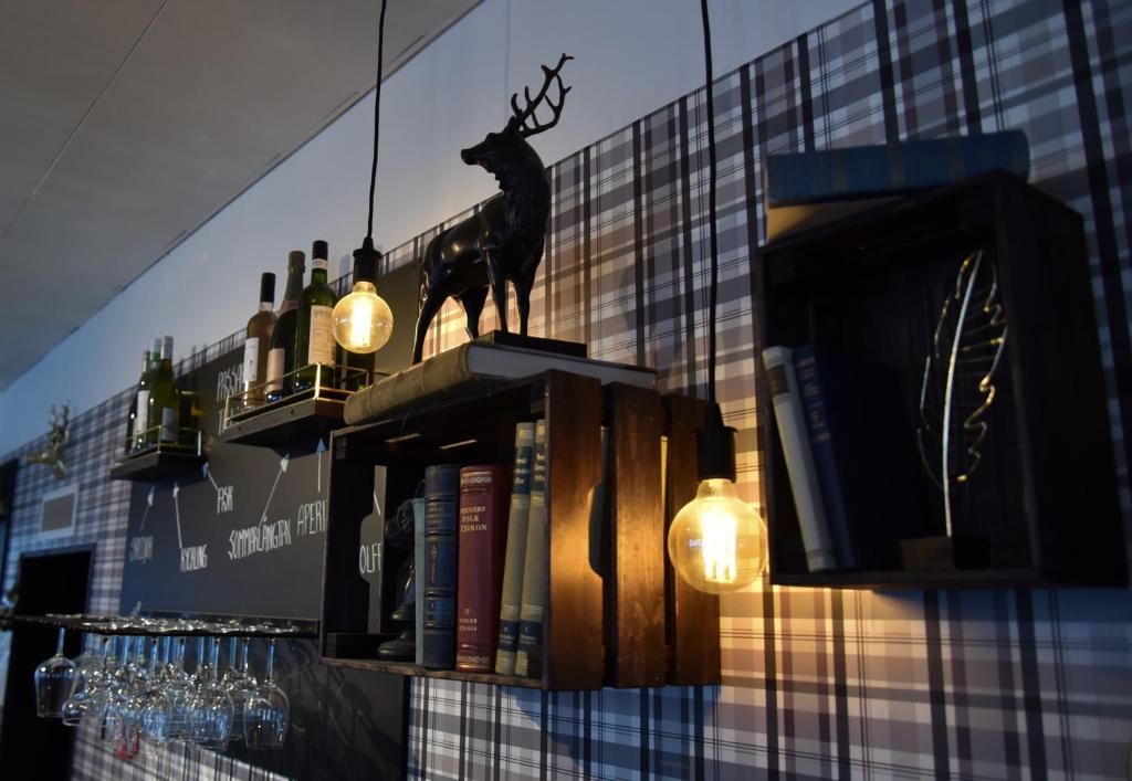 Lounge nebo bar v ubytování Hotell Årjäng