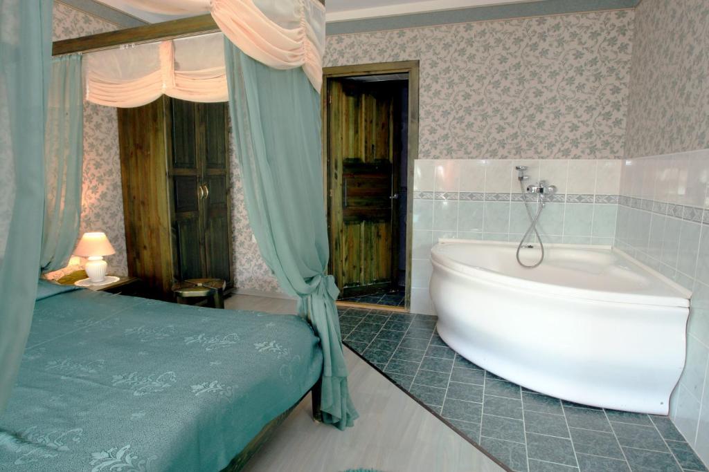 Voodi või voodid majutusasutuse Katariina Guesthouse toas