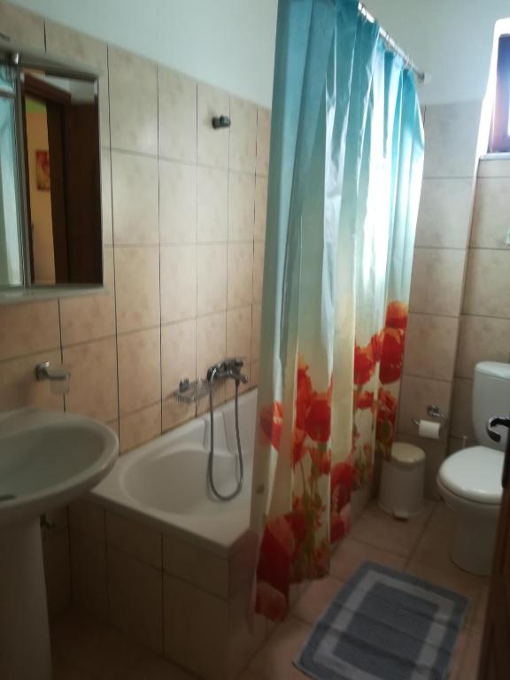 Kúpeľňa v ubytovaní Odisseas Apartment