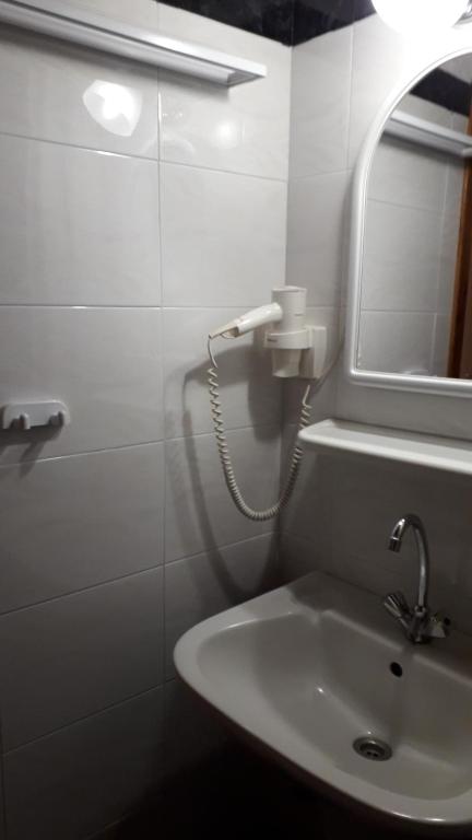 Koupelna v ubytování Lampos House Vourvourou