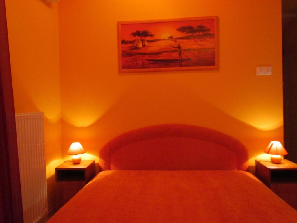 Posteľ alebo postele v izbe v ubytovaní Balaton Beach Apartman