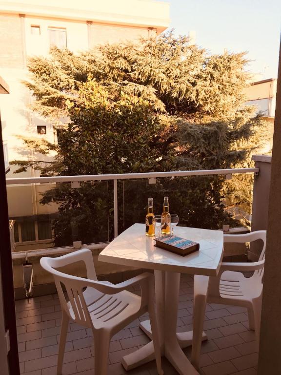 Balkón nebo terasa v ubytování Hotel Mon Pays