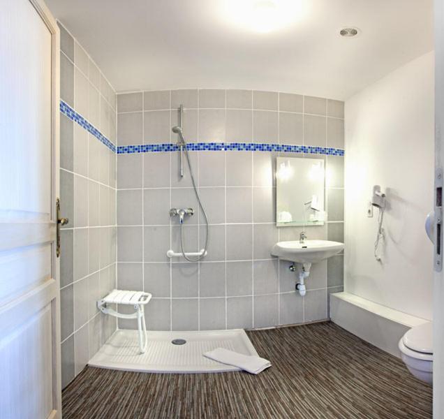 Koupelna v ubytování Auberge Obersolberg