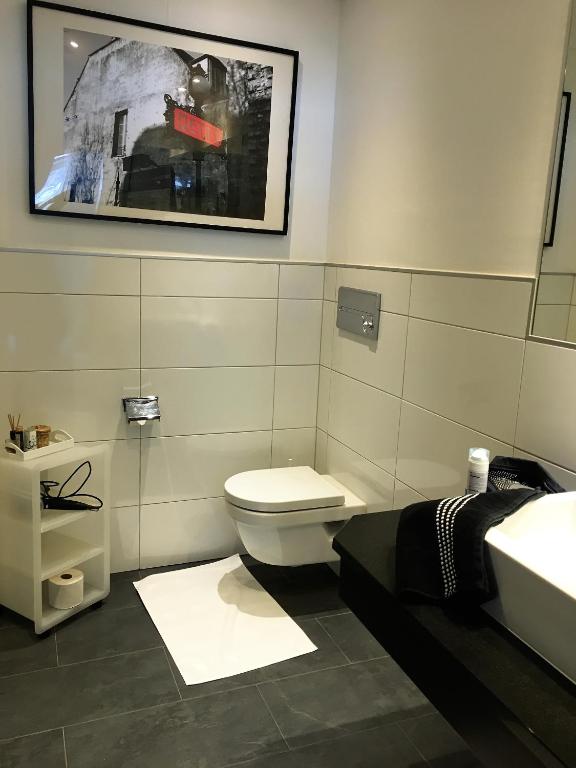 Koupelna v ubytování Haus Tirolerland