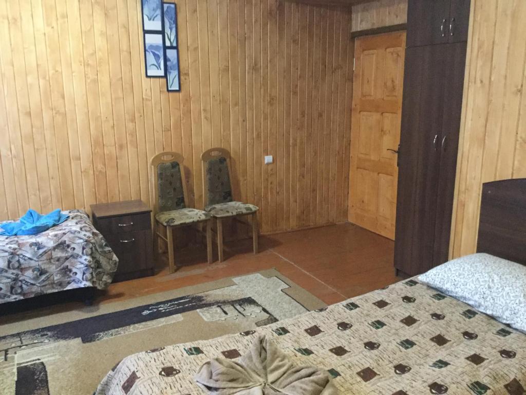 Postel nebo postele na pokoji v ubytování Hotel Fortetsya