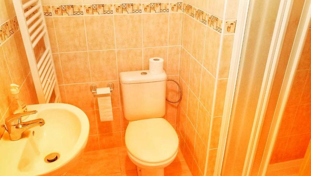 Koupelna v ubytování Chata Tatry