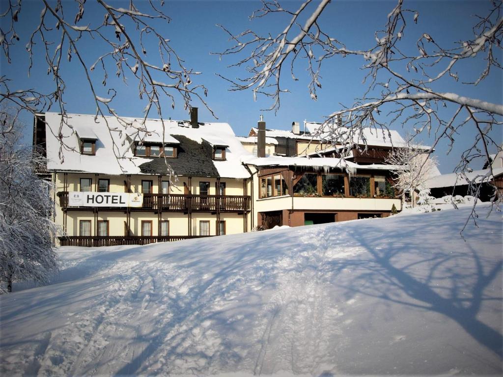 Hotel Berglandstübel v zimě