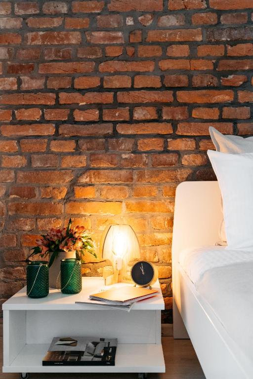 Posteľ alebo postele v izbe v ubytovaní Rotunda Apartment - LoftAffair