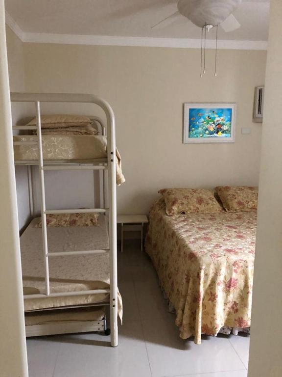  Apartamento pé na areia com linda vista para o mar