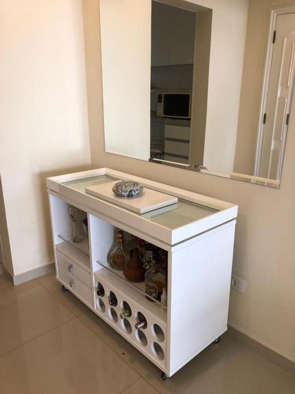  Apartamento pé na areia com linda vista para o mar