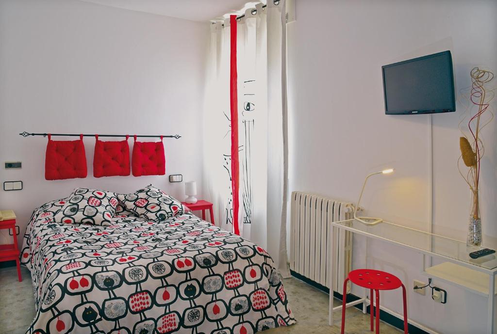 Postel nebo postele na pokoji v ubytování Hotel Rio Piedra