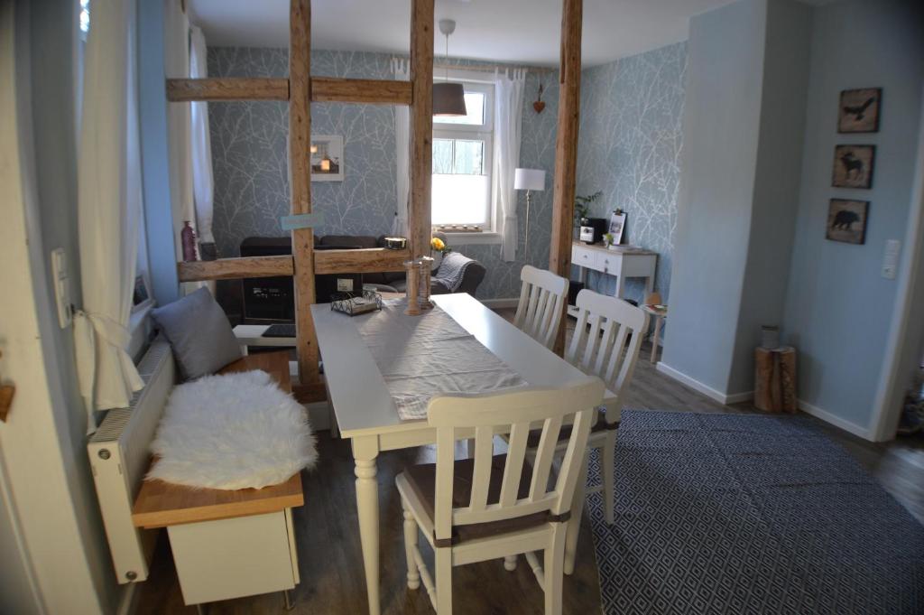 Posezení v ubytování Ferienwohnung "Auszeit"