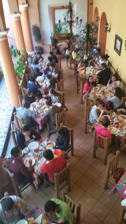 Restaurace v ubytování Hotel Posada San Jerónimo