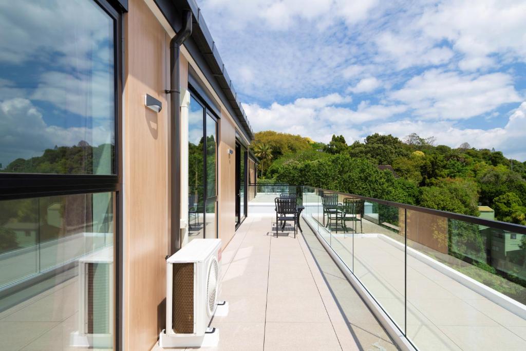 Rõdu või terrass majutusasutuses The Edgerley Suites