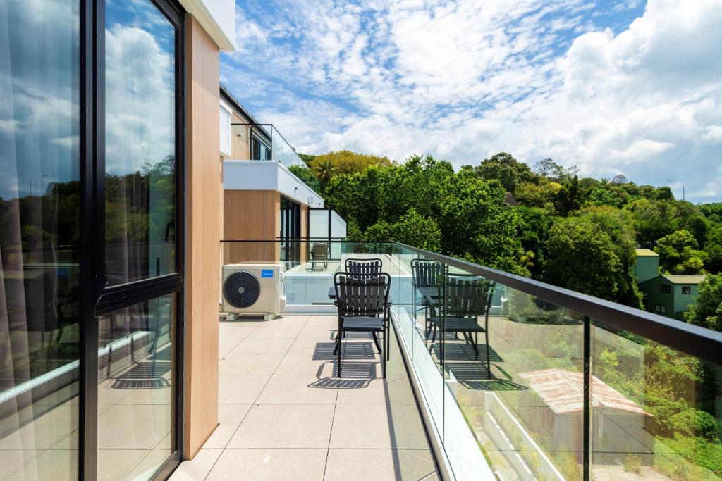 Rõdu või terrass majutusasutuses The Edgerley Suites