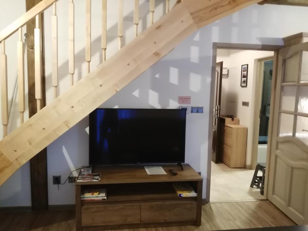 TV a/nebo společenská místnost v ubytování Apartmán Barborka 05