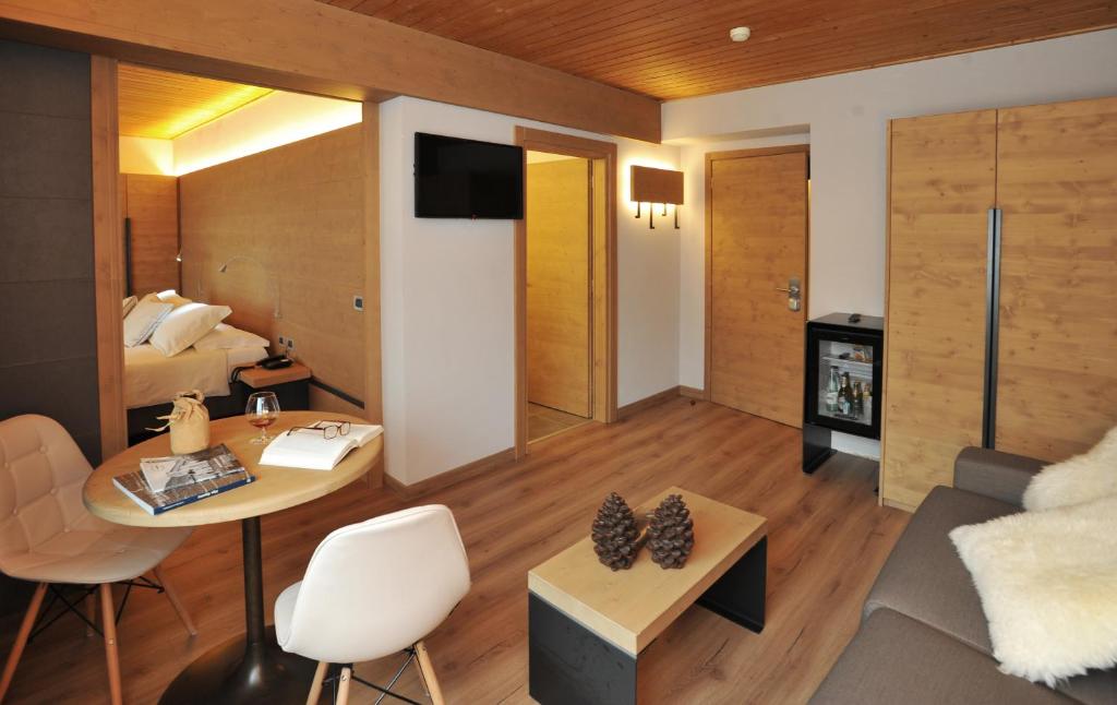 TV a/nebo společenská místnost v ubytování Palace Hotel Wellness & Beauty