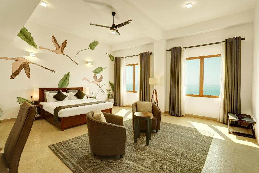 Postel nebo postele na pokoji v ubytování Morven Hotel Colombo