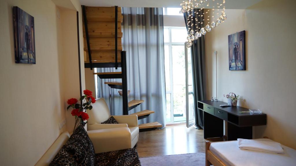 Posezení v ubytování Hotel Borjomi Aisi