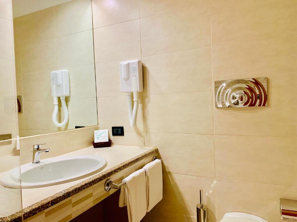 Łazienka w obiekcie Hotel Grillo