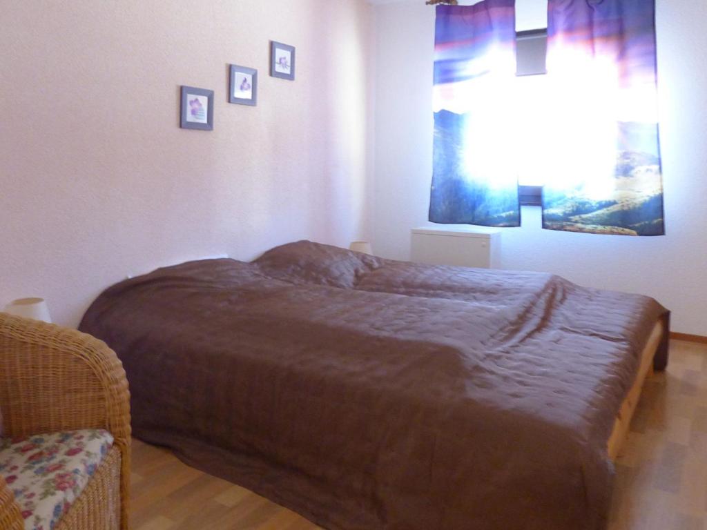 Postel nebo postele na pokoji v ubytování Apartment in Frankenau with terrace
