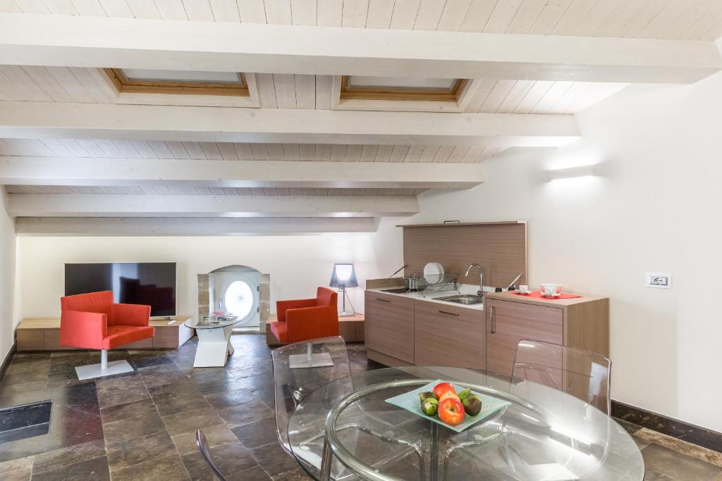 Dapur atau dapur kecil di Scicli Albergo Diffuso