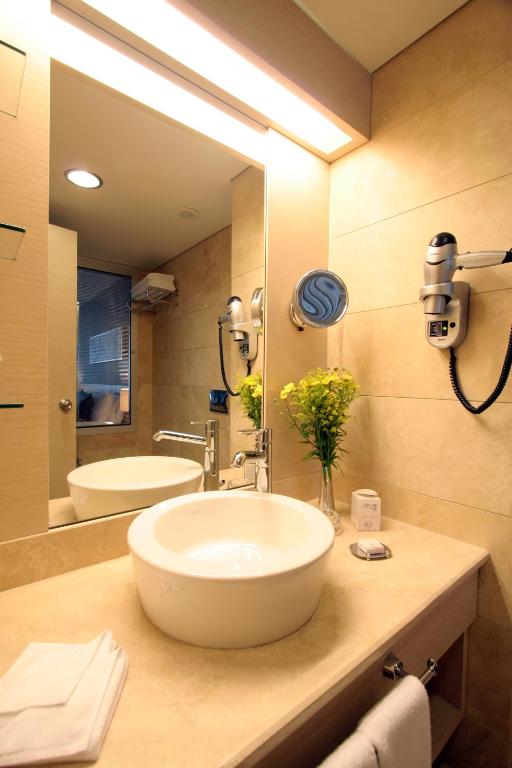 Koupelna v ubytování CPAnkara Hotel