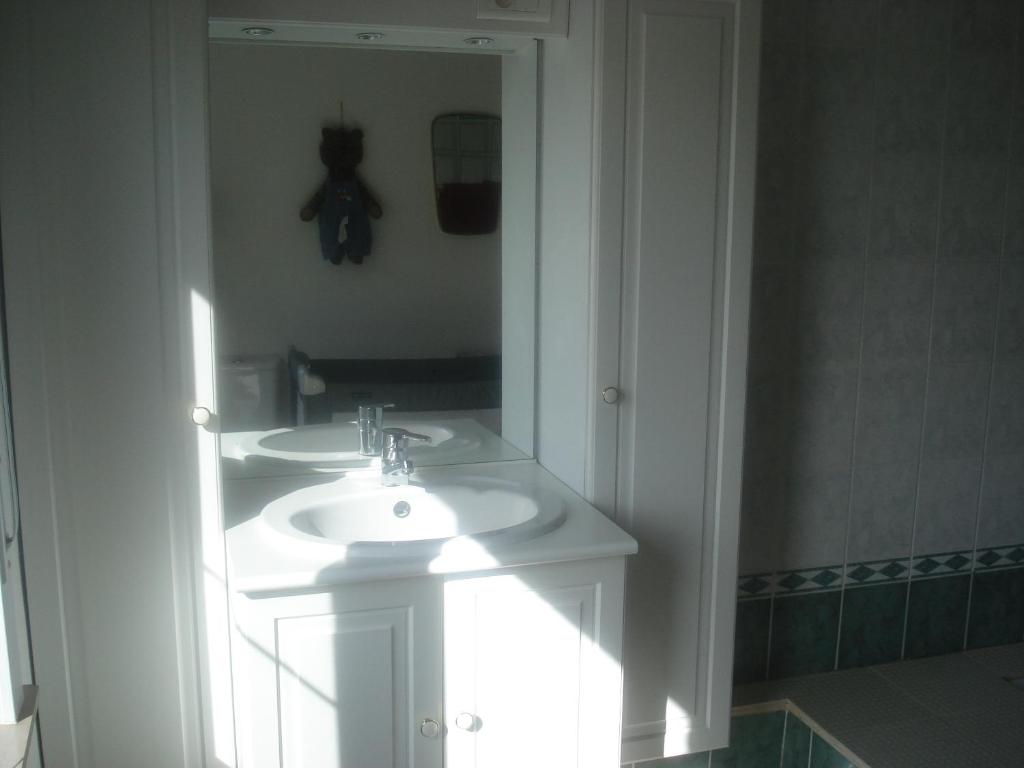 Koupelna v ubytování B&B Mussenzele