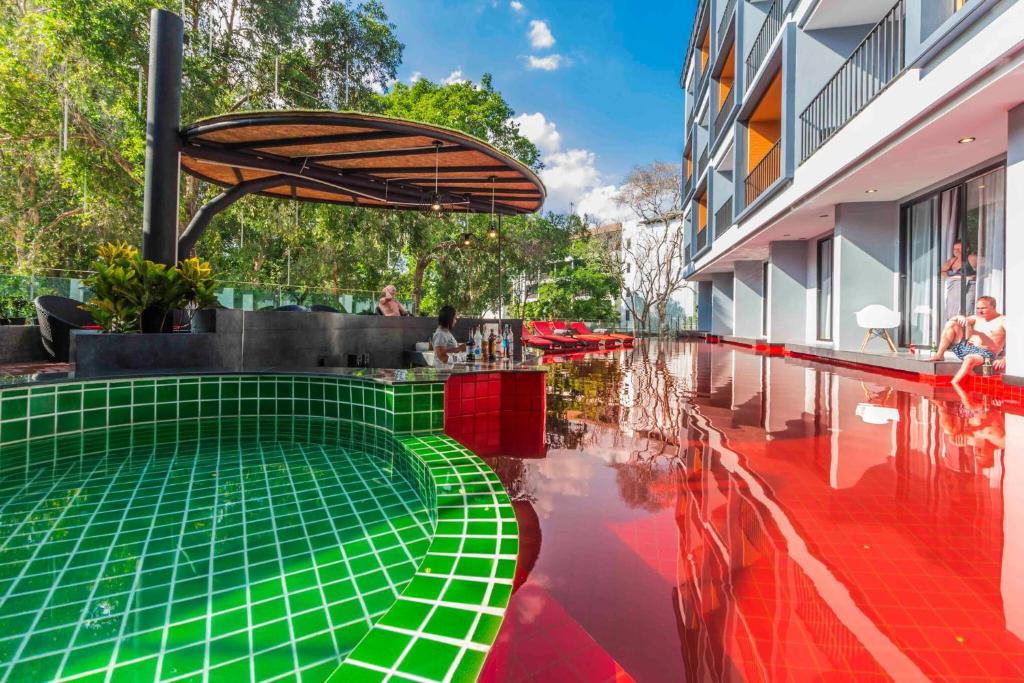 Bazén v ubytování Apple A Day Resort Krabi, Ao Nang Beach nebo v jeho okolí