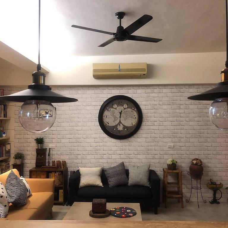 Posezení v ubytování Home In Tainan
