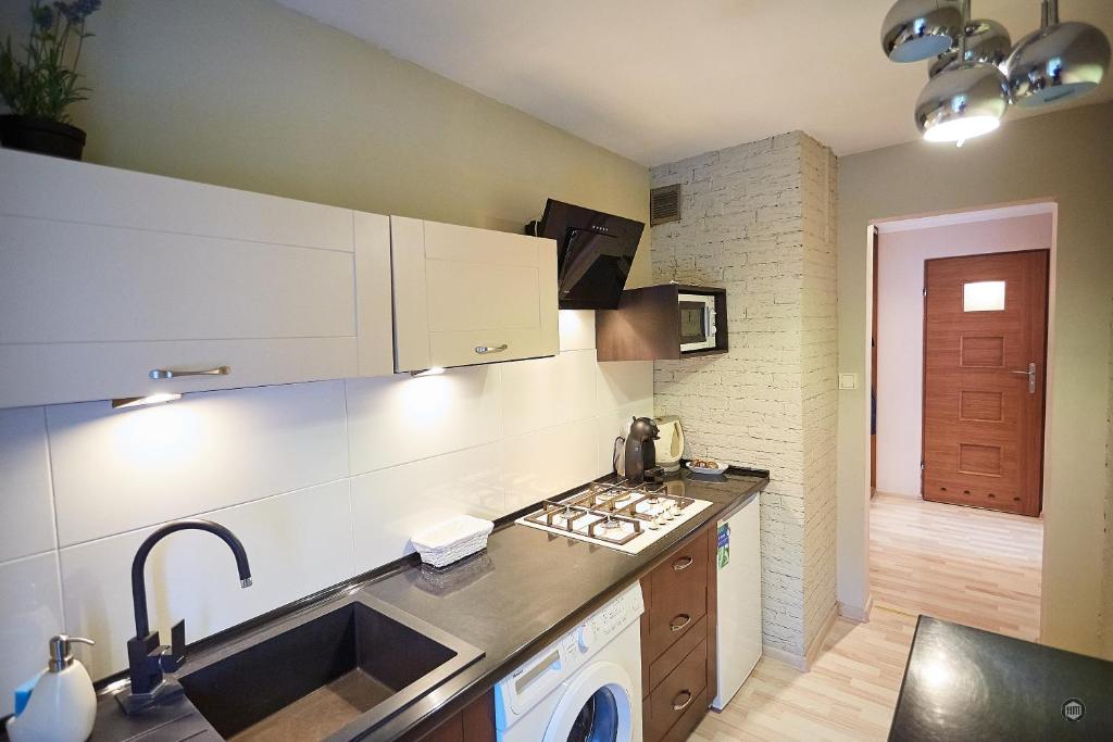 Kuchyňa alebo kuchynka v ubytovaní APARTAMENT IZABEL